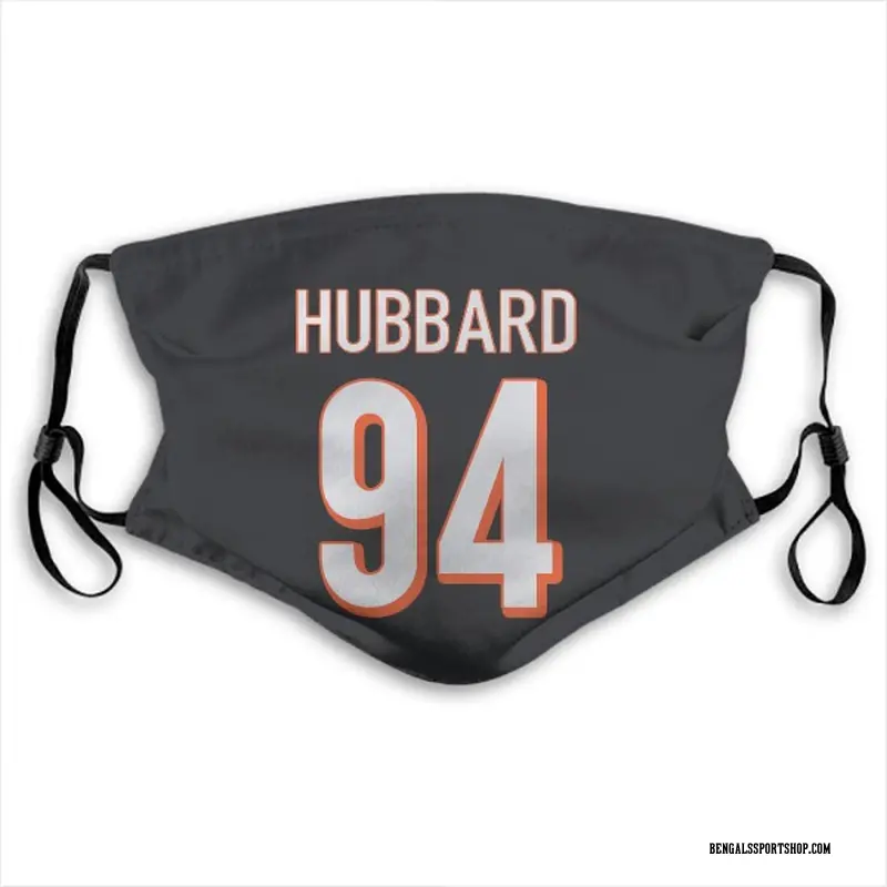 Cincinnati Bengals Sam Hubbard Black Jersey Name & Number Face Mask