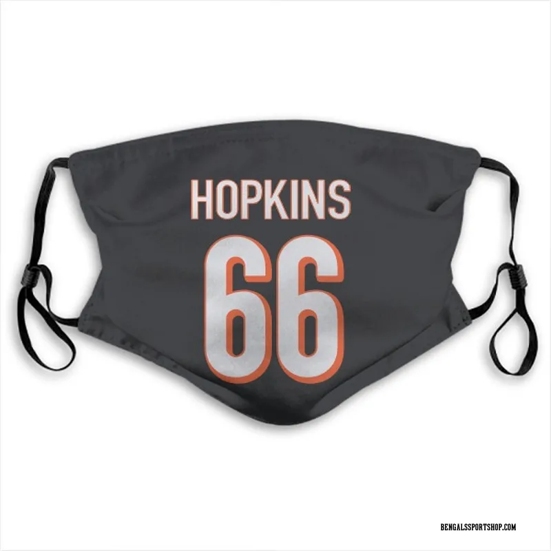 Cincinnati Bengals Trey Hopkins Black Jersey Name & Number Face Mask