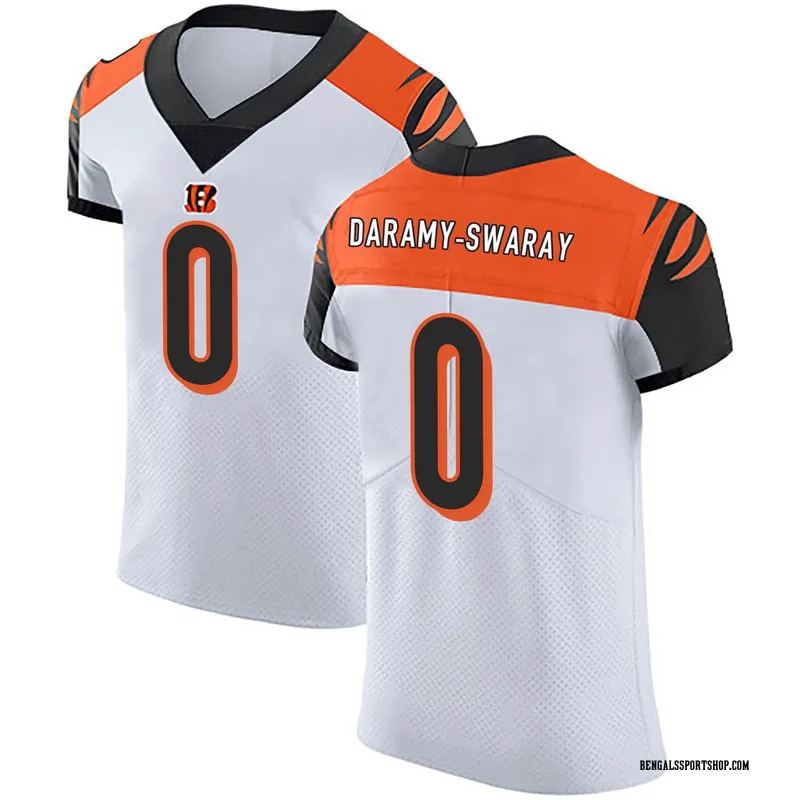 Men's Nike Cincinnati Bengals Abu Daramy-Swaray White Jersey - Game