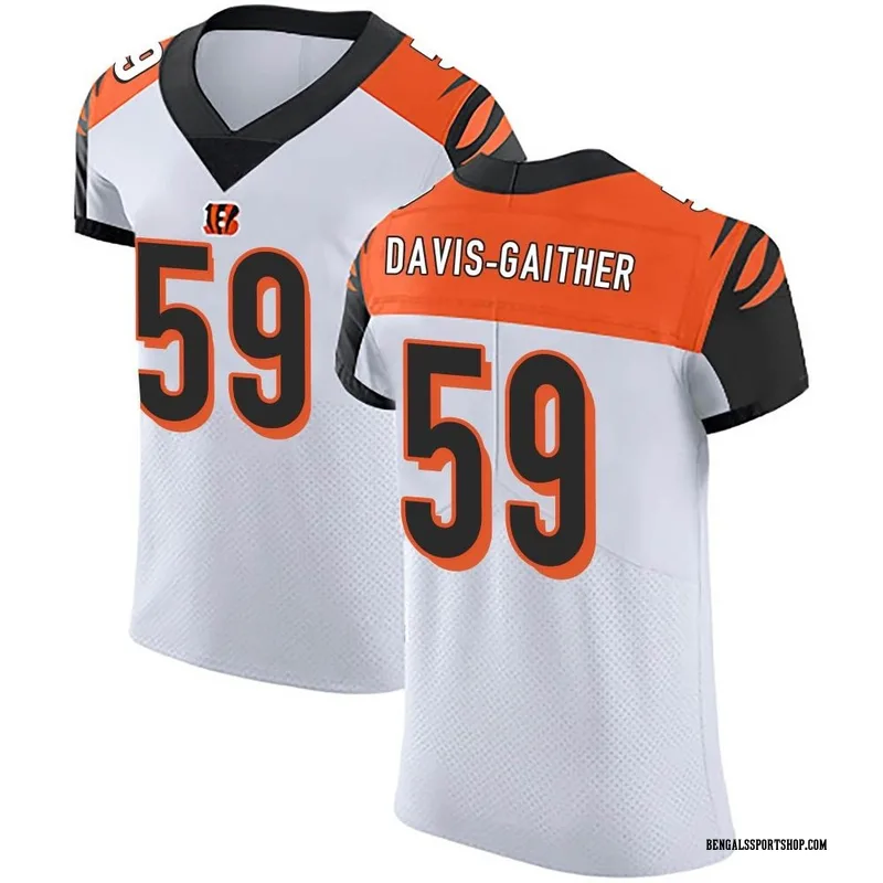 Men's Nike Akeem Davis-Gaither Black Cincinnati Bengals Game Player Jersey