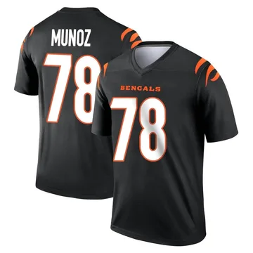 Men's Nike Cincinnati Bengals Anthony Munoz Black Jersey - Legend