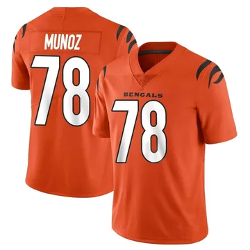 Men's Nike Cincinnati Bengals Anthony Munoz Orange Vapor Untouchable Jersey - Limited