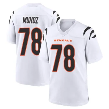 Men's Nike Cincinnati Bengals Anthony Munoz White Jersey - Game