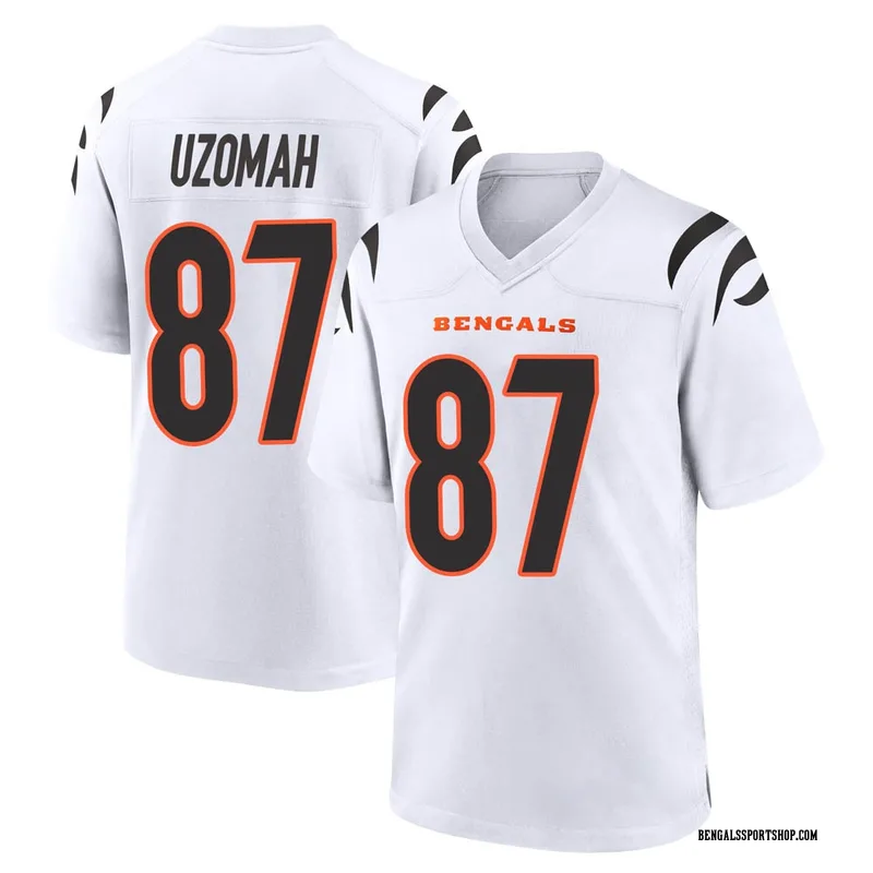 Men's Nike C.J. Uzomah Black Cincinnati Bengals Game Jersey