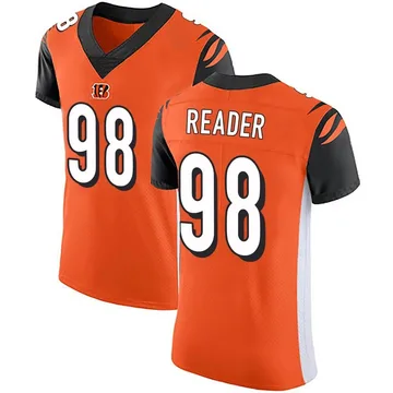 Men's Nike D.J. Reader Black Cincinnati Bengals Player Game Jersey