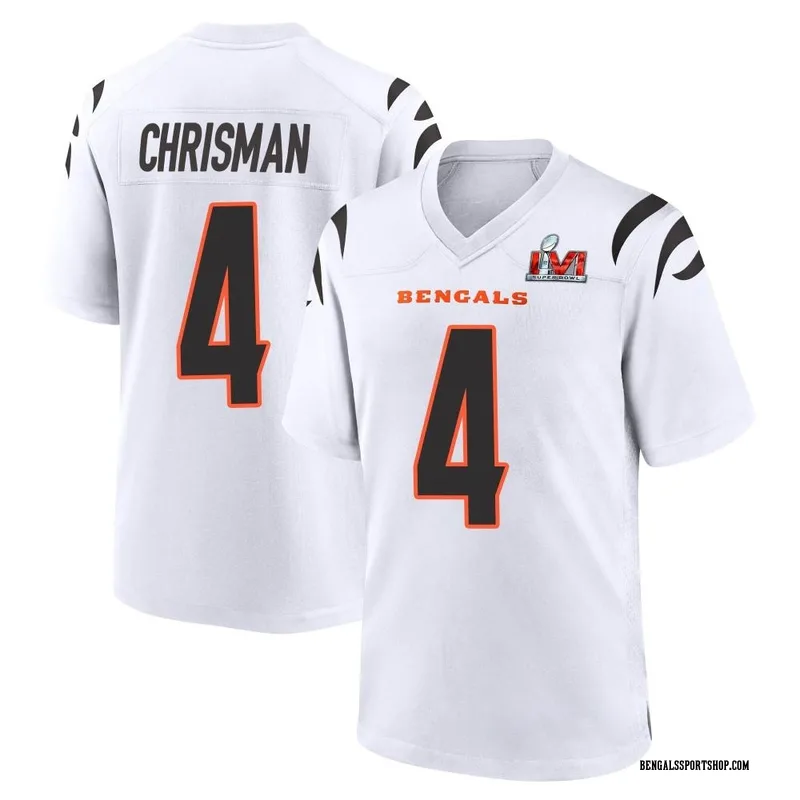 Women's Nike Cincinnati Bengals Drue Chrisman White Color Rush