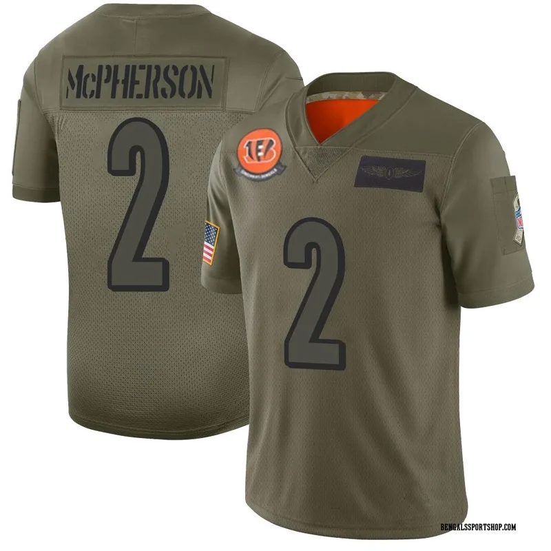 Men's Nike Evan McPherson Black Cincinnati Bengals Game Jersey