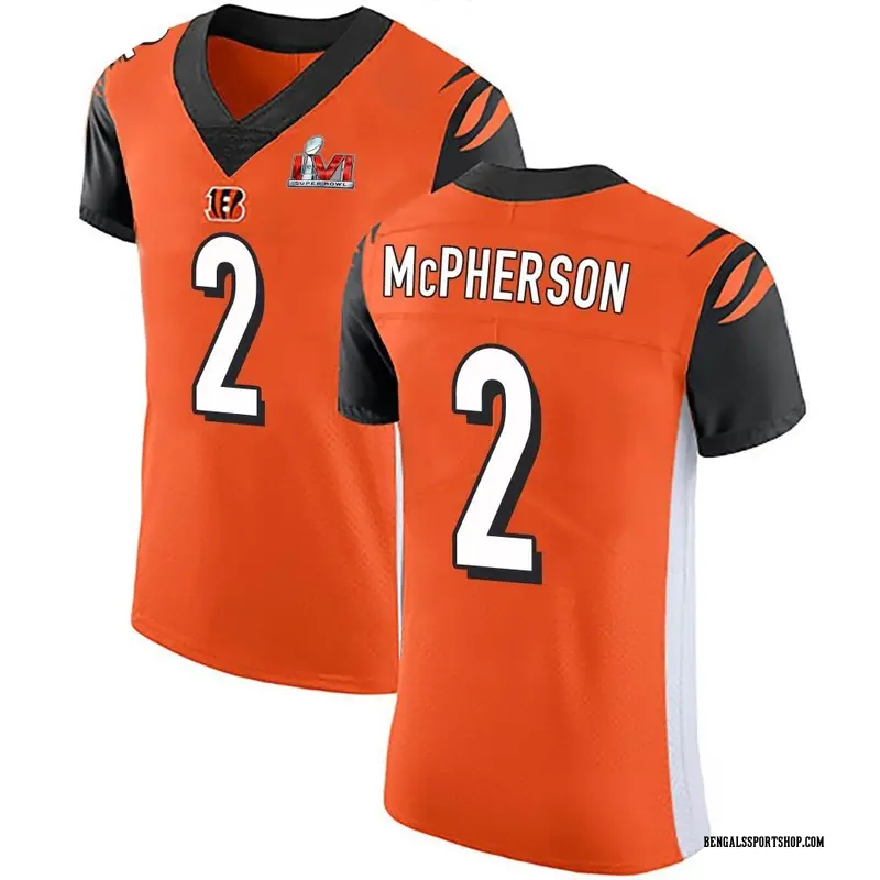 Men's Nike Evan McPherson Black Cincinnati Bengals Super Bowl LVI Bound  Game Fashion Jersey