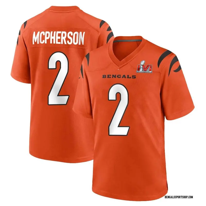 Men's Nike Evan McPherson Black Cincinnati Bengals Super Bowl LVI Bound  Game Fashion Jersey