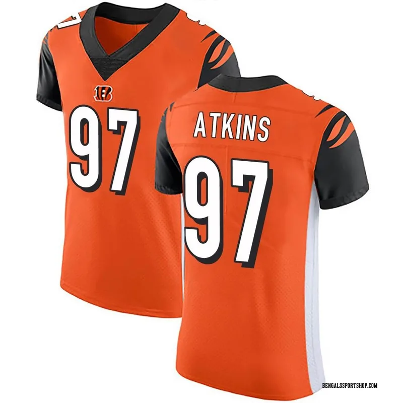 Men's Nike Geno Atkins Black Cincinnati Bengals Game Jersey