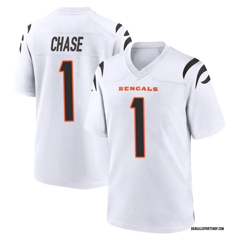 Men's Nike Ja'Marr Chase Gray Cincinnati Bengals Atmosphere Fashion Game  Jersey