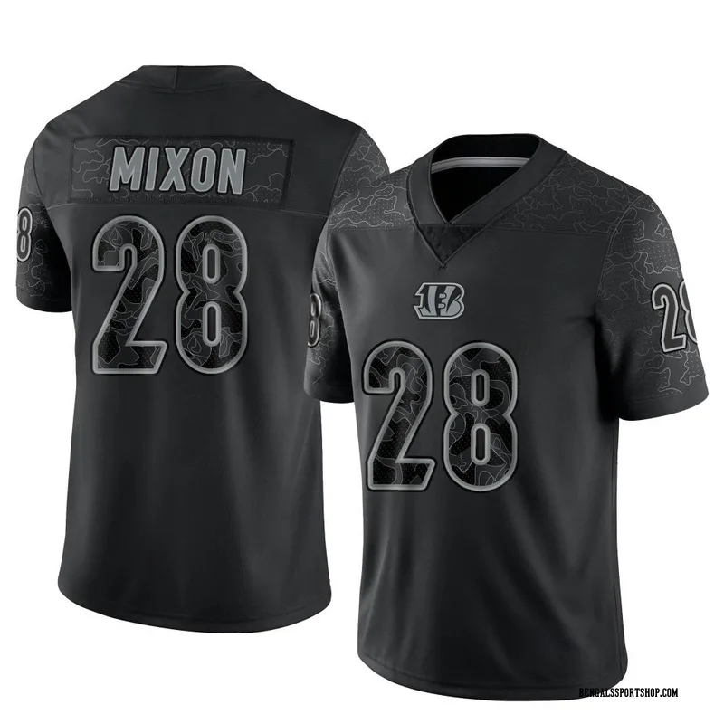 Men's Nike Cincinnati Bengals Joe Mixon Black Reflective Jersey