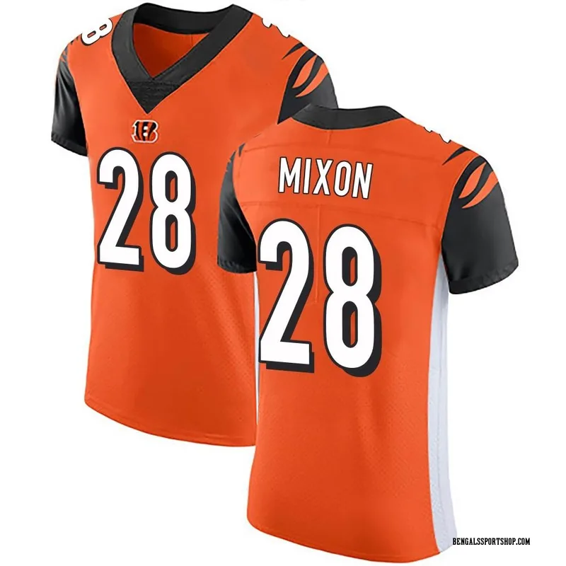 Men's Nike Joe Mixon White Cincinnati Bengals Vapor Limited Jersey