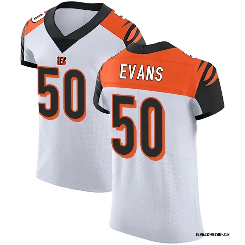 Men's Cincinnati Bengals Jordan Evans Nike Black Game Jersey