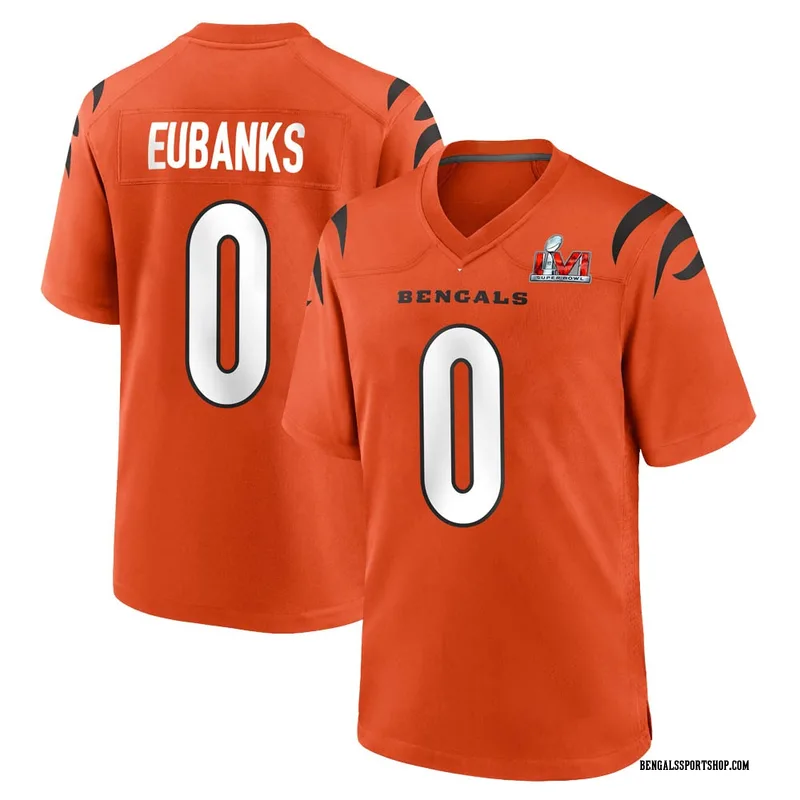 Men's Nike Cincinnati Bengals Nick Eubanks Orange Super Bowl LVI Bound  Jersey - Game