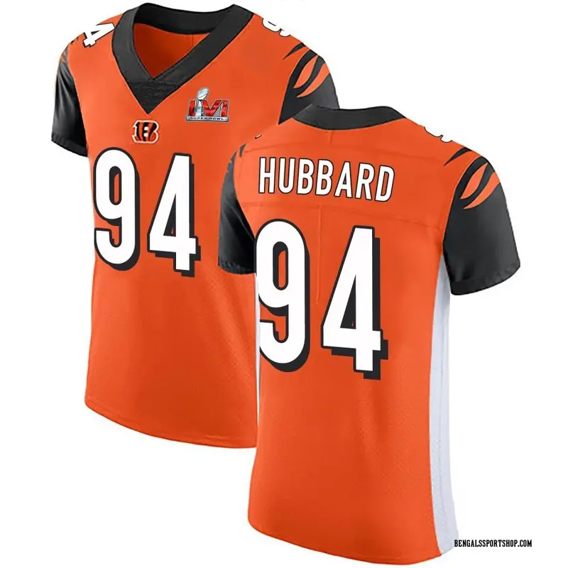 Men's Nike Cincinnati Bengals Sam Hubbard Orange Alternate Vapor  Untouchable Super Bowl LVI Bound Jersey - Elite