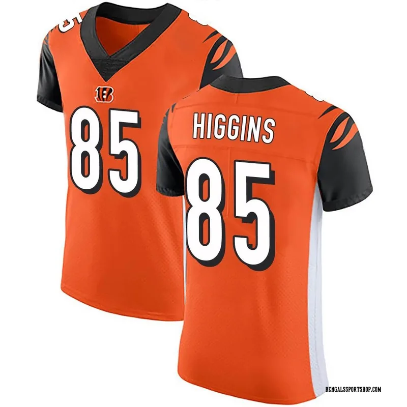 Men's Nike Cincinnati Bengals Tee Higgins Orange Alternate Vapor  Untouchable Jersey - Elite