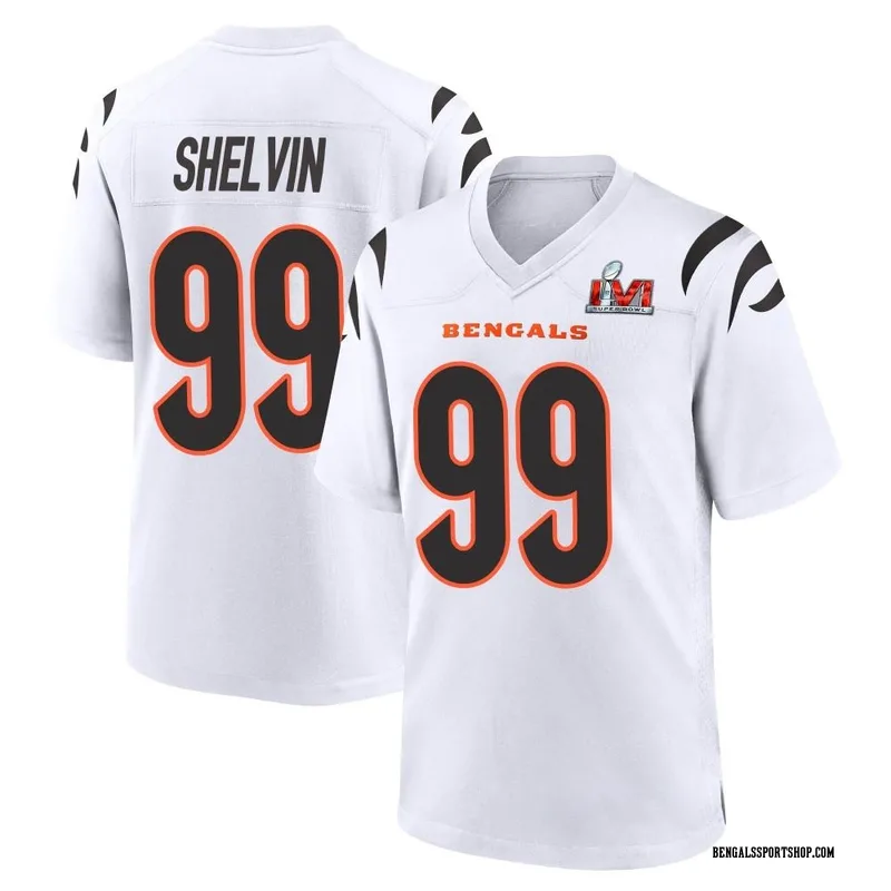 Men's Tyler Shelvin Cincinnati Bengals Legend Silver Super Bowl LVI Bound  Jersey