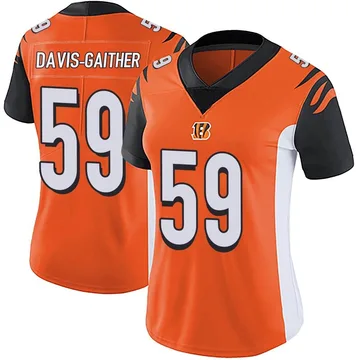 Akeem 59 Davis Gaither Cincinnati Bengals Super Bowl LVII Men Game Jersey-  White - Bluefink