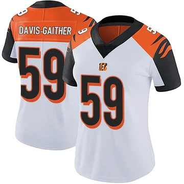 Men's Nike Akeem Davis-Gaither Black Cincinnati Bengals Game Player Jersey