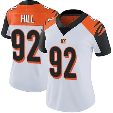 B.J. Hill Men's Nike Orange Cincinnati Bengals Alternate Game Custom Jersey Size: 3XL