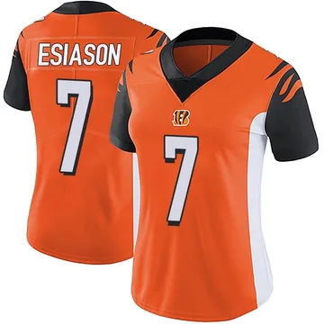 Youth Nike Cincinnati Bengals #7 Boomer Esiason Limited Olive/USA Flag 2017  Salute to Service NFL Jersey Size S