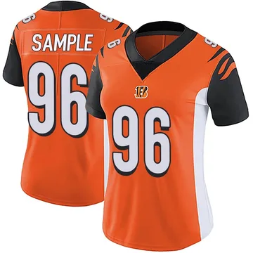 Cam Sample 96 Cincinnati Bengals Super Bowl LVII Champions Men Game Jersey  - Black - Bluefink