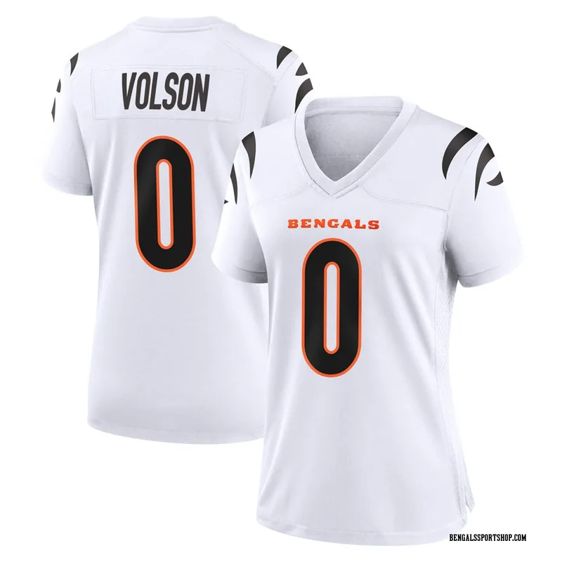 Women's Nike Cincinnati Bengals Cordell Volson White Jersey - Game