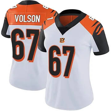 Cordell Volson Cincinnati Bengals Men's Legend White Color Rush T