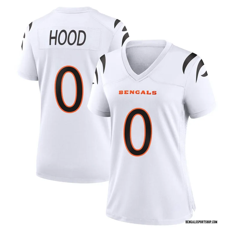 Women's Nike Cincinnati Bengals Delonte Hood White Jersey - Game