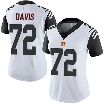 Domenique Davis Cincinnati Bengals Women's Black Name & Number Logo Slim  Fit T-Shirt 