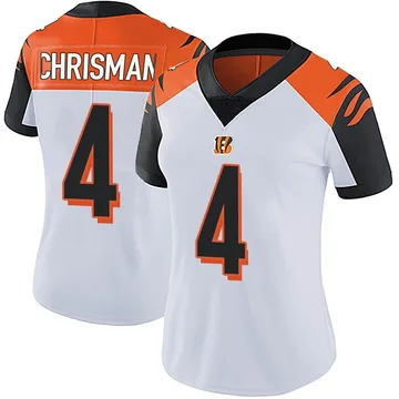 Drue Chrisman 4 Cincinnati Bengals Super Bowl LVII Champions Youth Game  Jersey - White - Bluefink