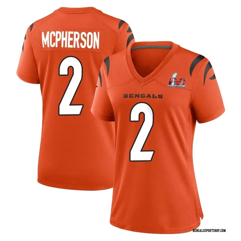 Men's Nike Evan McPherson Black Cincinnati Bengals Super Bowl LVI Bound  Game Fashion Jersey