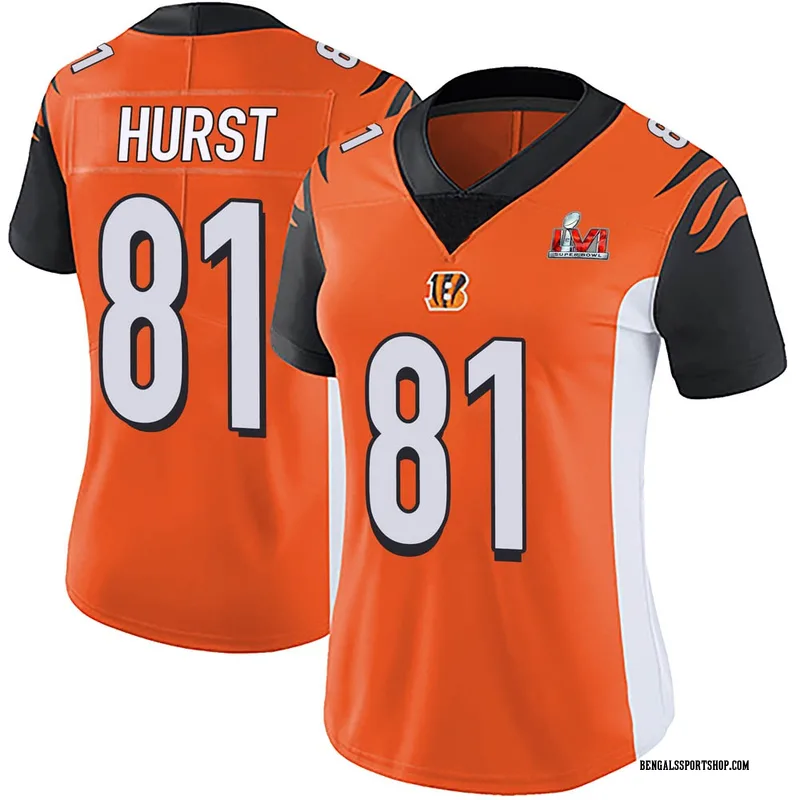 Women's Nike Cincinnati Bengals Hayden Hurst Orange Vapor