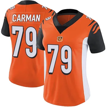 Men's Nike Jackson Carman Black Cincinnati Bengals Game Jersey