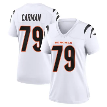 Jackson Carman 79 Cincinnati Bengals Super Bowl LVII Champions Men  Alternate Game Jersey - Orange - Bluefink