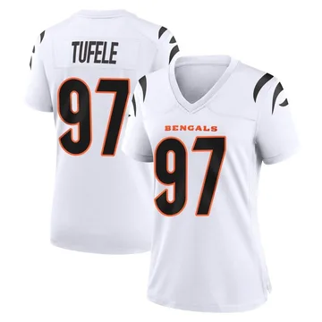 Jay Tufele 97 Cincinnati Bengals Super Bowl LVII Champions Youth Alternate  Game Jersey - Black - Bluefink