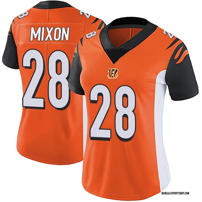 Women's Nike Cincinnati Bengals Joe Mixon Orange Vapor Untouchable