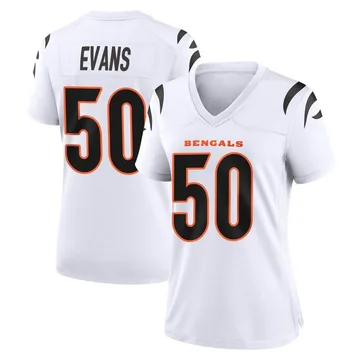 White Men's Chris Evans Cincinnati Bengals Elite Vapor Untouchable Jersey