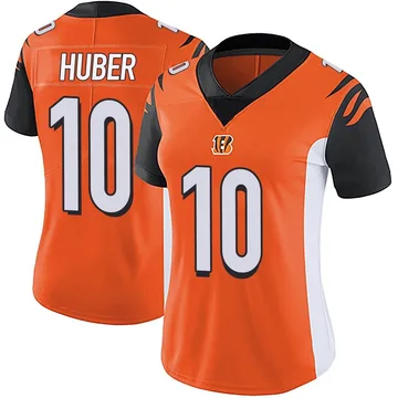 Men's Cincinnati Bengals #10 Kevin Huber Black Team Color Vapor Untouchable  Limited Player 100th Season Football Jersey Size S