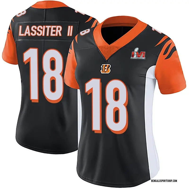 Men's Nike Kwamie Lassiter II Black Cincinnati Bengals Game Player