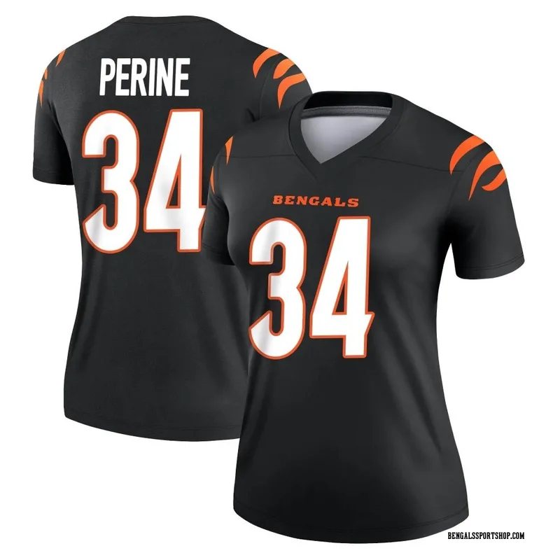 Women's Nike Cincinnati Bengals Samaje Perine Black Jersey - Legend