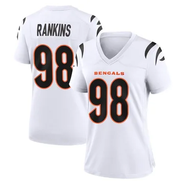 Women's Nike Cincinnati Bengals Sheldon Rankins White Jersey - Game