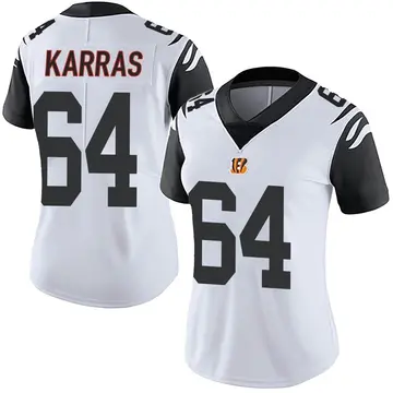 Orange Men's Ted Karras Cincinnati Bengals Elite Alternate Vapor  Untouchable Jersey