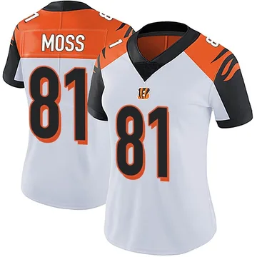 Black Men's Thaddeus Moss Cincinnati Bengals Game Team Color Jersey