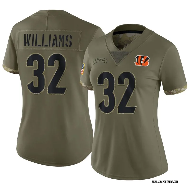 Women's Nike Cincinnati Bengals Michael Thomas Olive 2022 Salute