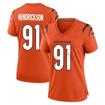 Trey Hendrickson 91 Cincinnati Bengals Super Bowl LVII Champions Youth Game Jersey  - White - Bluefink