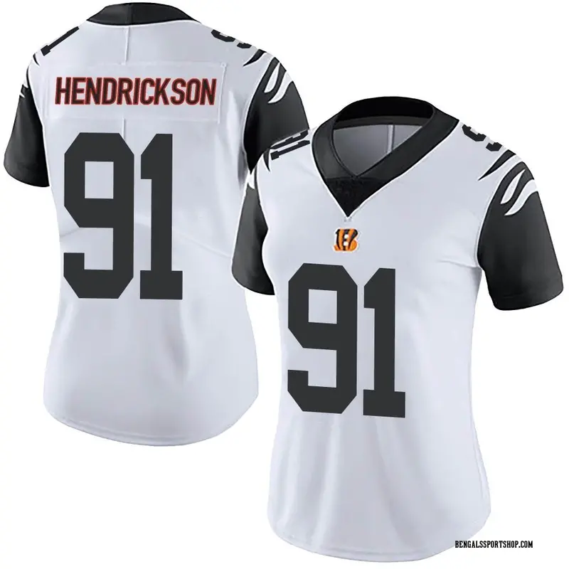 Men's Nike Trey Hendrickson Black Cincinnati Bengals Team Game Jersey