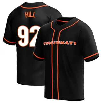 B.J. Hill 92 Cincinnati Bengals Super Bowl LVII Champions Youth Alternate  Game Jersey - Black - Bluefink