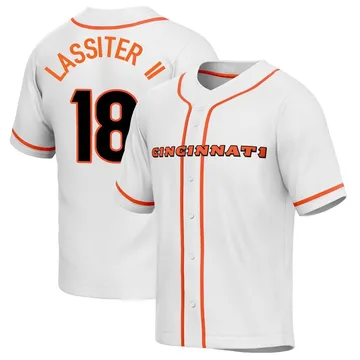 Kwamie Lassiter II Cincinnati Bengals Women's Orange Name & Number Logo  Slim Fit T-Shirt 